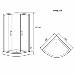Душевой уголок Parly Z91
