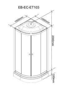 Душевая кабина Parly EF1031