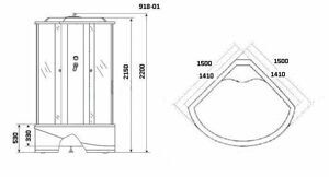 Душевая кабина Niagara NG-918N