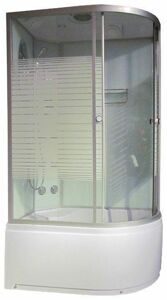 Душевая кабина Niagara NG-310-01LN (1200х800х2200) высокий поддон(48см) стекло МОЗАИКА 4 места