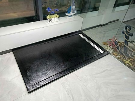 Душевой поддон WeltWasser WW TRS 14090 STONE-BL