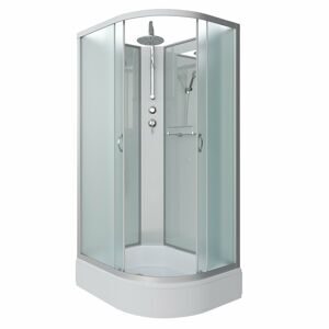 Душевая кабина Niagara NG-33294-14LBKT (1200х900х2100-2400) средний поддон (26см) стекло МАТОВОЕ 4 места