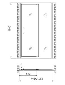 Душевая дверь Gemy Sunny Bay S28191E