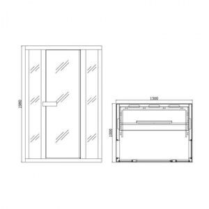 Инфракрасная сауна Kvimol R02-JK71