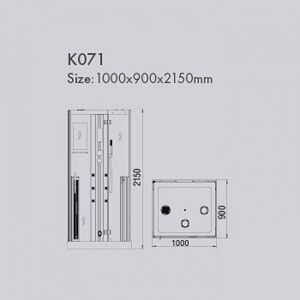 Инфракрасная душевая кабина KOY K071