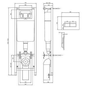 Унитаз с инсталляцией подвесной Ideal STANDARD Tempo W990101 с горизонтальным выпуском